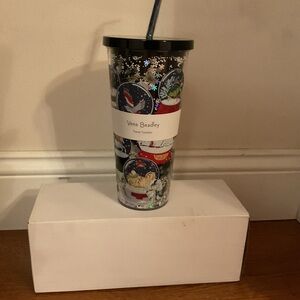 Vera Bradley Penguin Snow Globe Tumbler